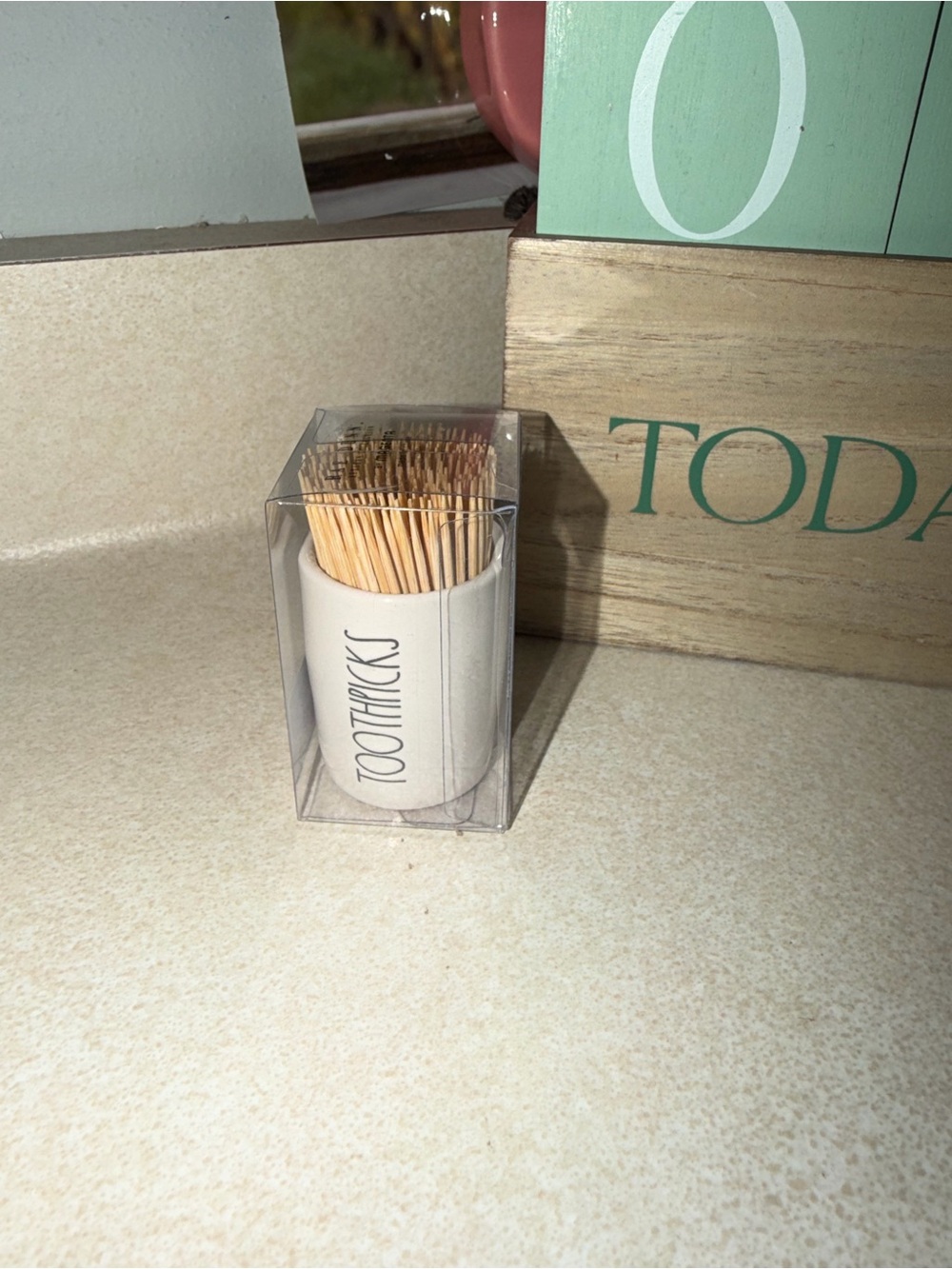 Rae Dunn toothpick holder